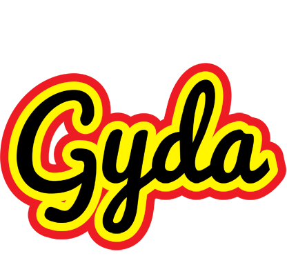 Gyda flaming logo