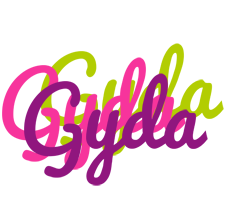 Gyda flowers logo