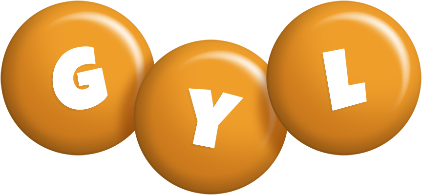 Gyl candy-orange logo