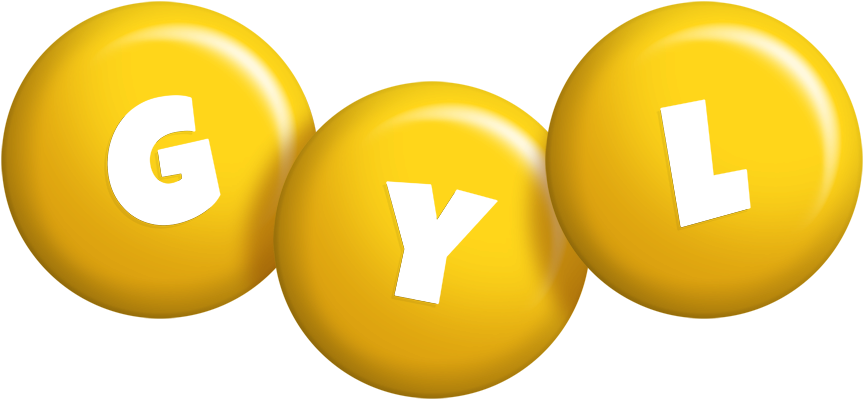 Gyl candy-yellow logo