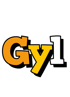 Gyl cartoon logo