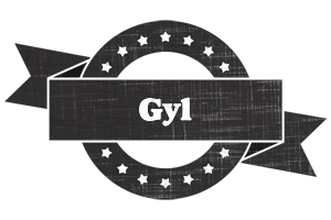 Gyl grunge logo