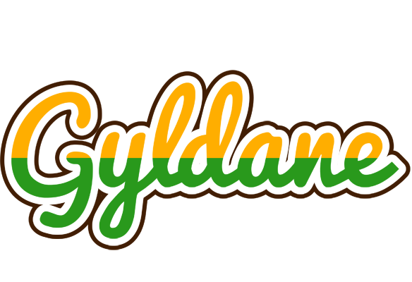 Gyldane banana logo