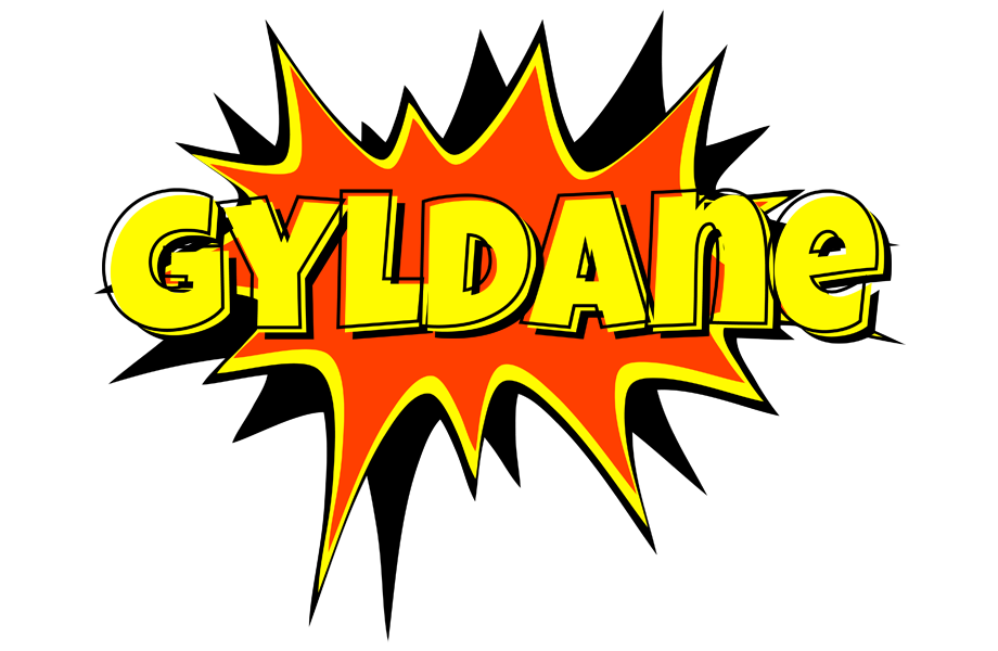 Gyldane bazinga logo