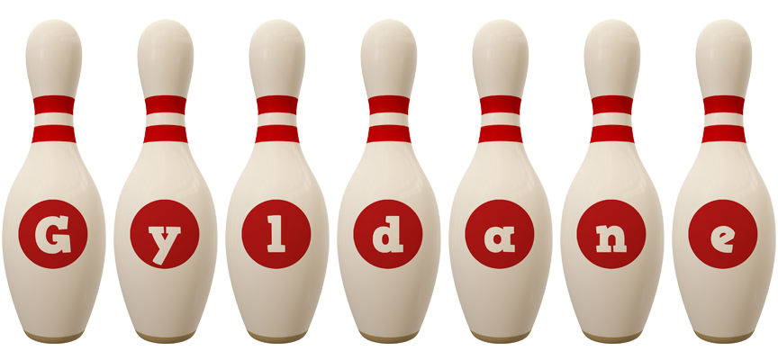 Gyldane bowling-pin logo