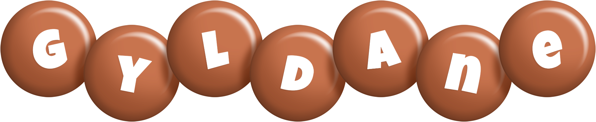 Gyldane candy-brown logo