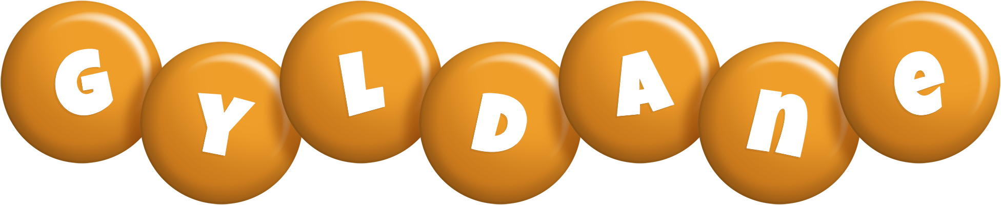 Gyldane candy-orange logo