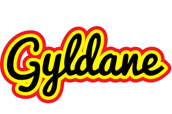 Gyldane flaming logo