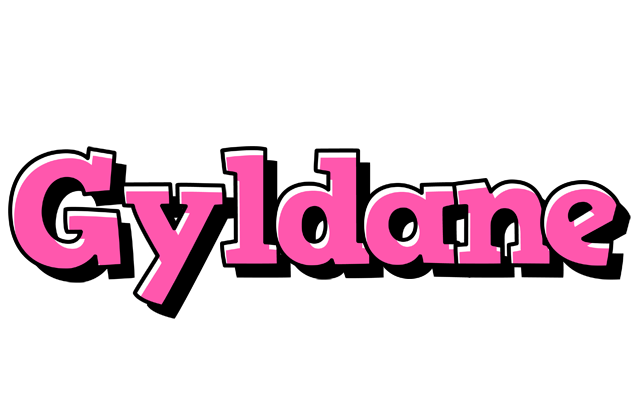 Gyldane girlish logo