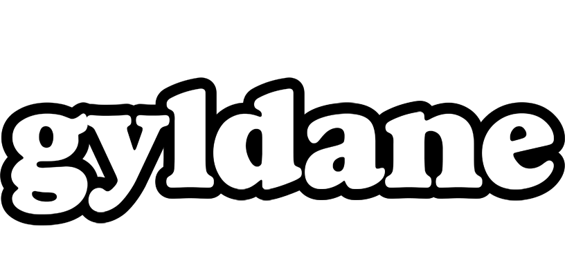 Gyldane panda logo