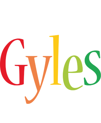 Gyles birthday logo