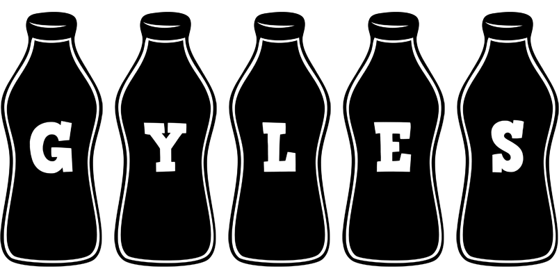 Gyles bottle logo