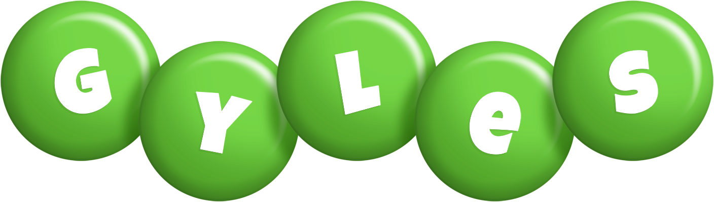 Gyles candy-green logo