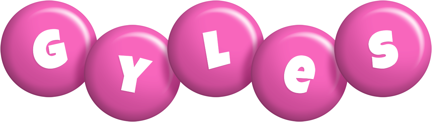 Gyles candy-pink logo