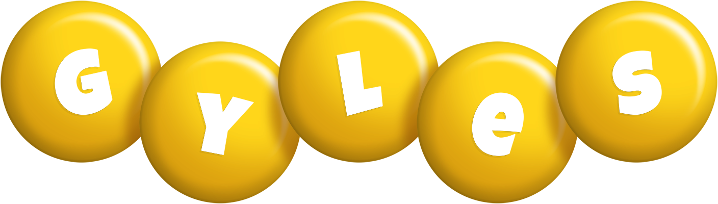 Gyles candy-yellow logo