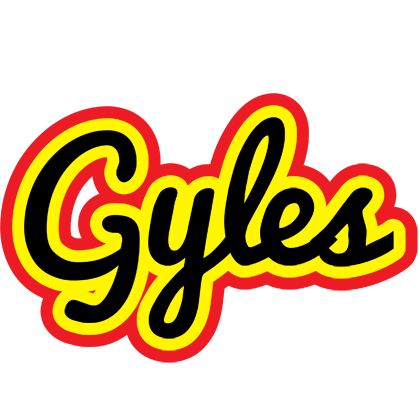 Gyles flaming logo