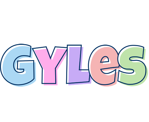 Gyles pastel logo