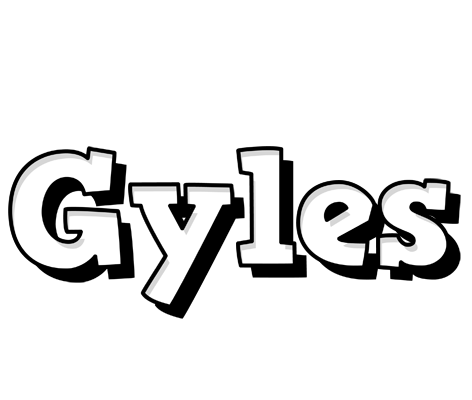 Gyles snowing logo