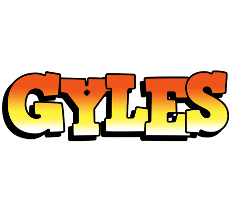 Gyles sunset logo