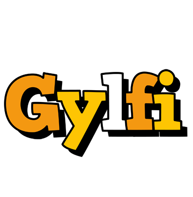 Gylfi cartoon logo