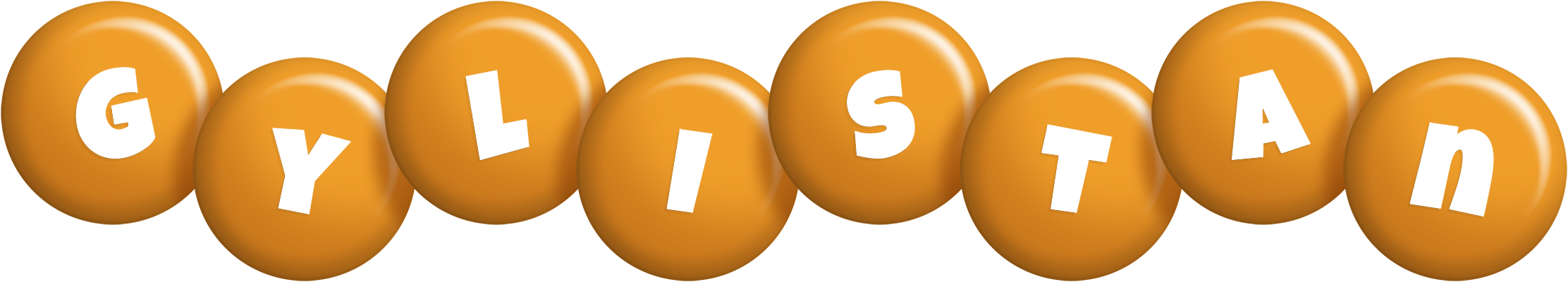 Gylistan candy-orange logo