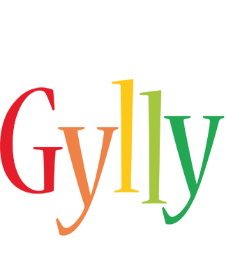 Gylly birthday logo