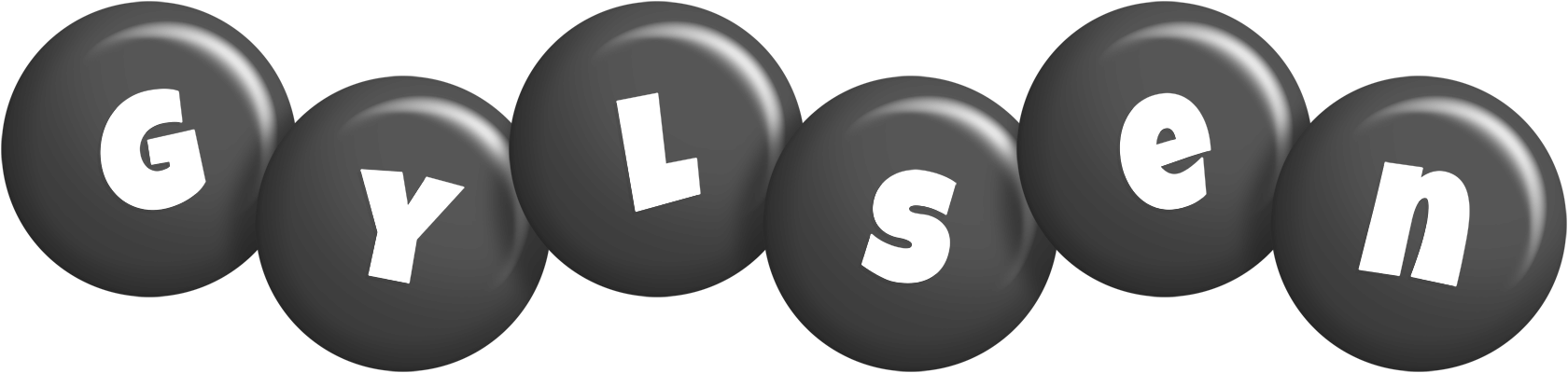 Gylsen candy-black logo