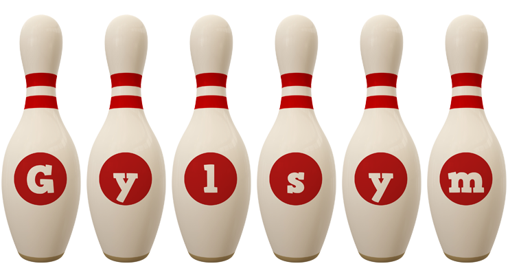 Gylsym bowling-pin logo