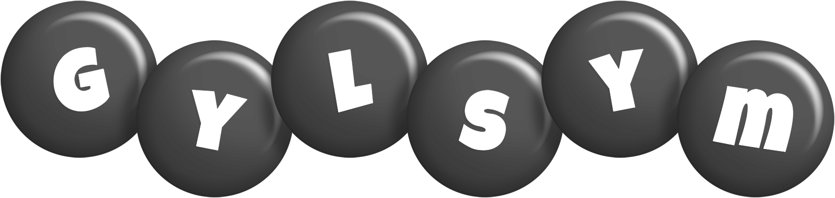 Gylsym candy-black logo