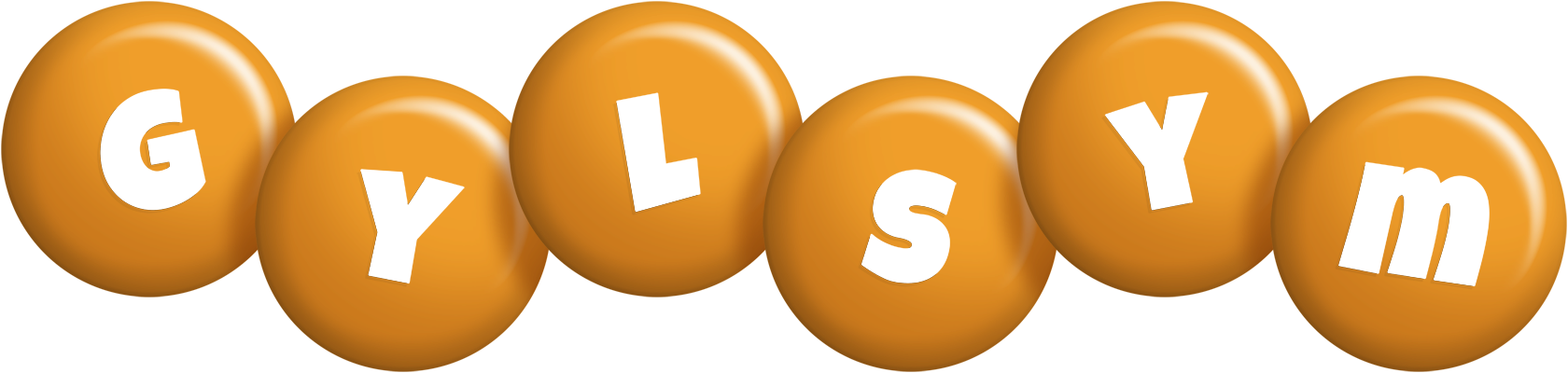 Gylsym candy-orange logo