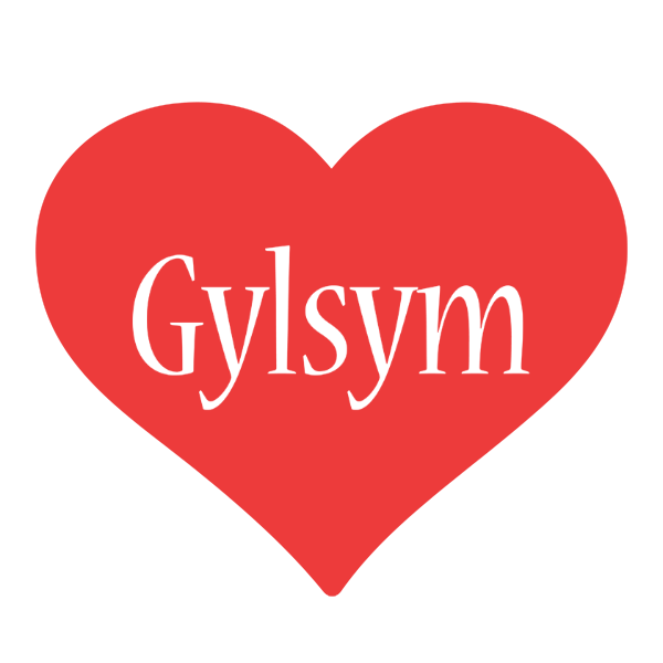 Gylsym love logo