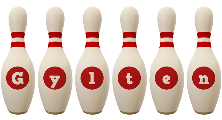 Gylten bowling-pin logo