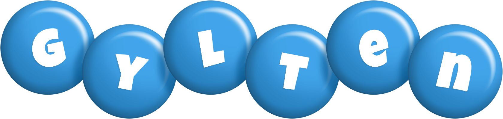 Gylten candy-blue logo