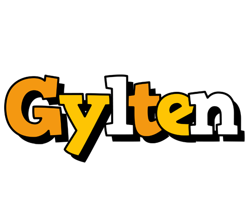 Gylten cartoon logo