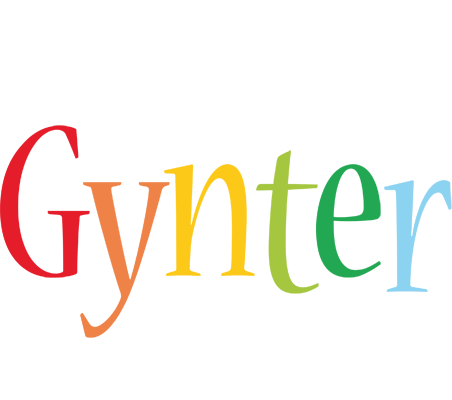 Gynter birthday logo