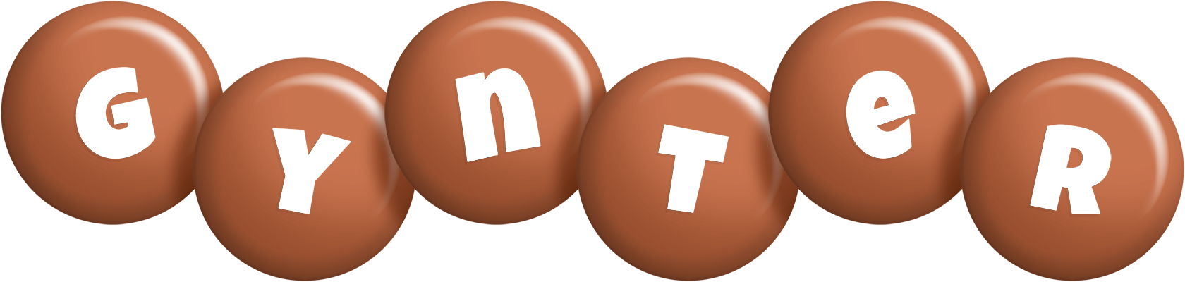 Gynter candy-brown logo