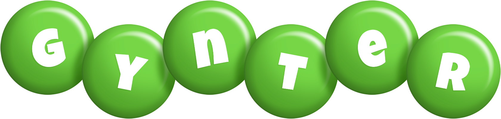 Gynter candy-green logo