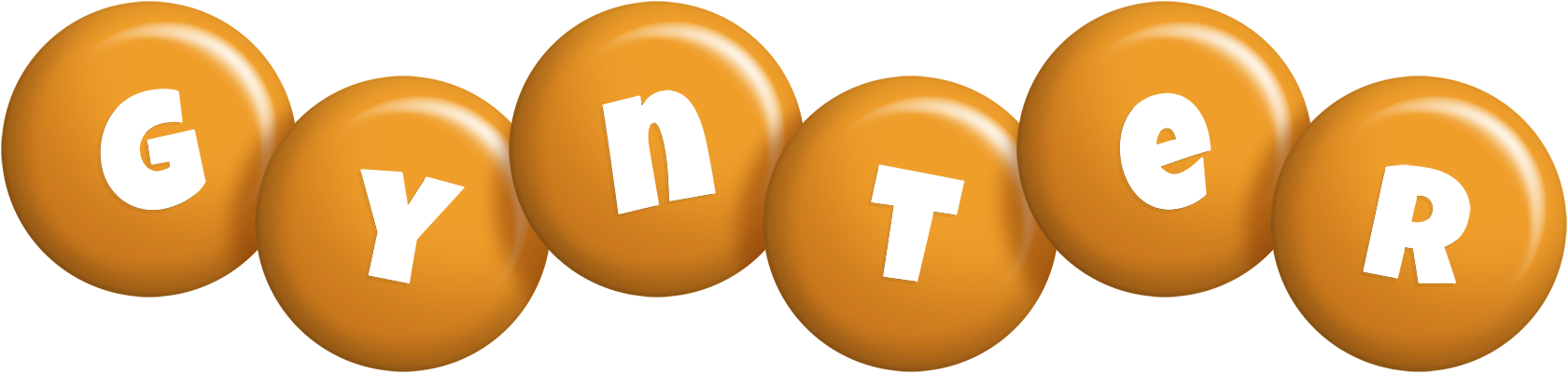 Gynter candy-orange logo