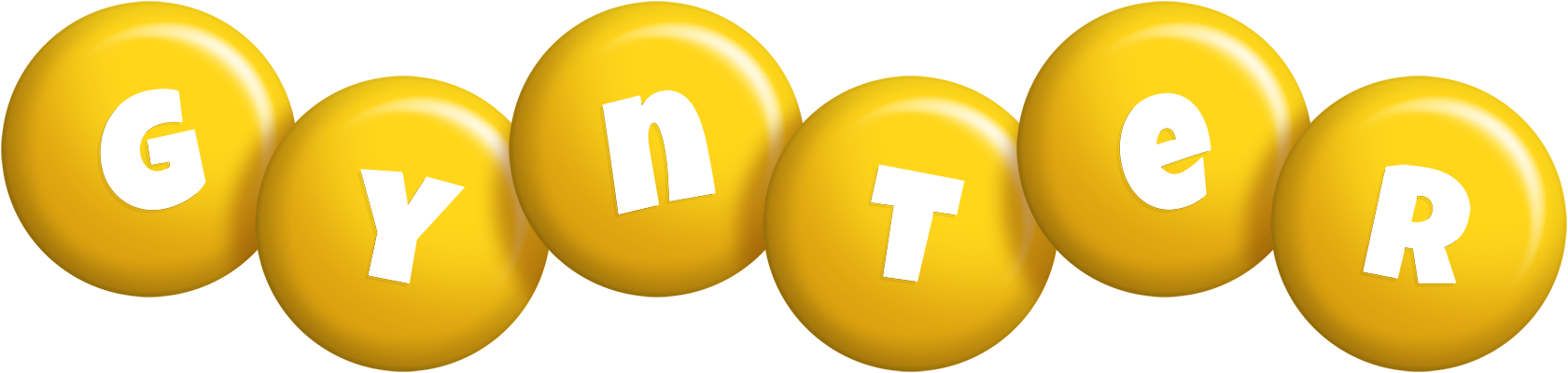 Gynter candy-yellow logo