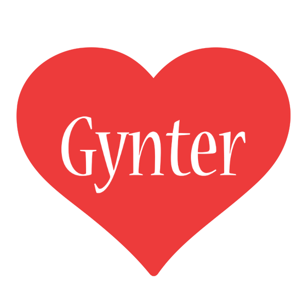 Gynter love logo