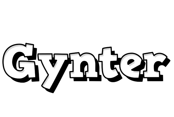 Gynter snowing logo