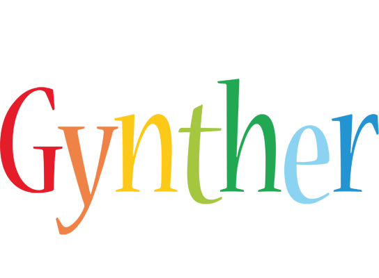 Gynther birthday logo