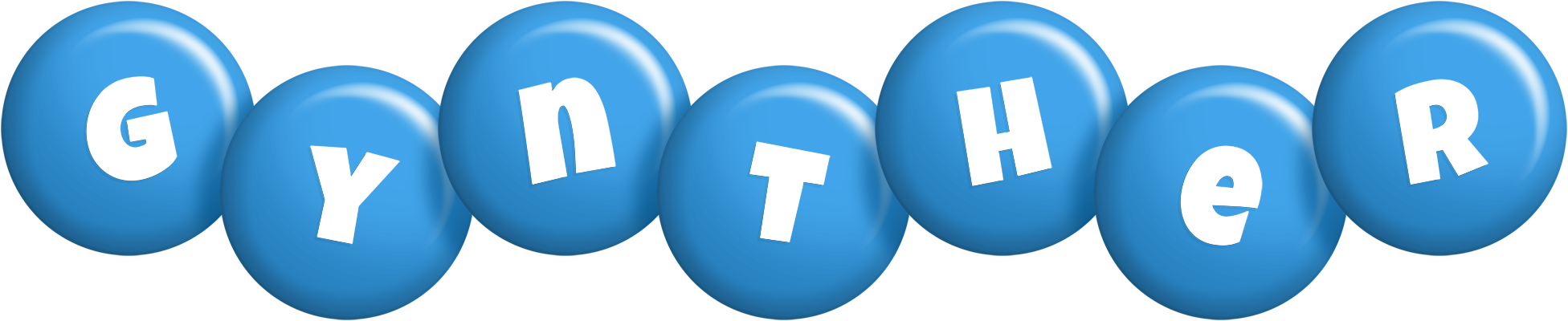 Gynther candy-blue logo