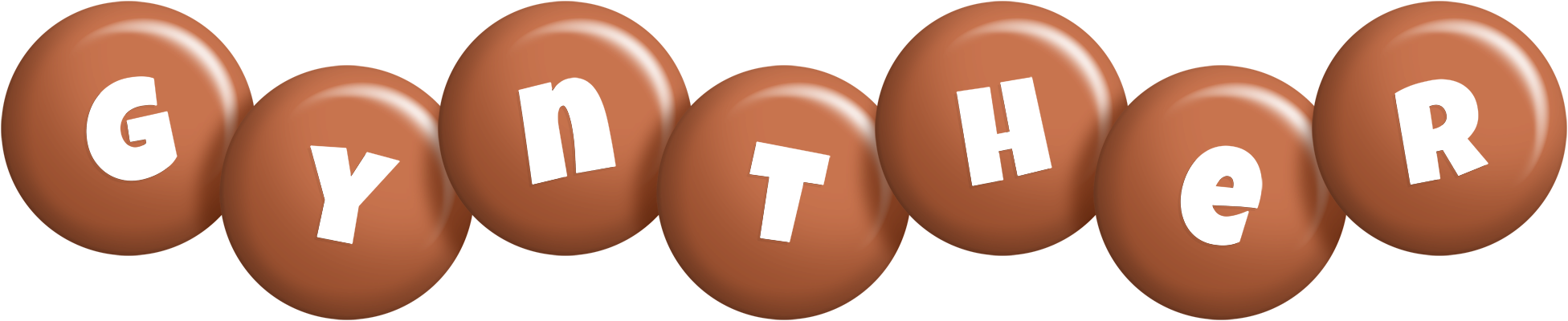 Gynther candy-brown logo