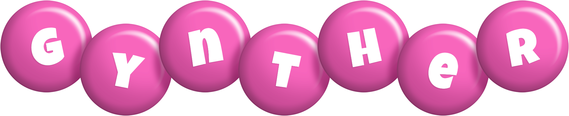 Gynther candy-pink logo