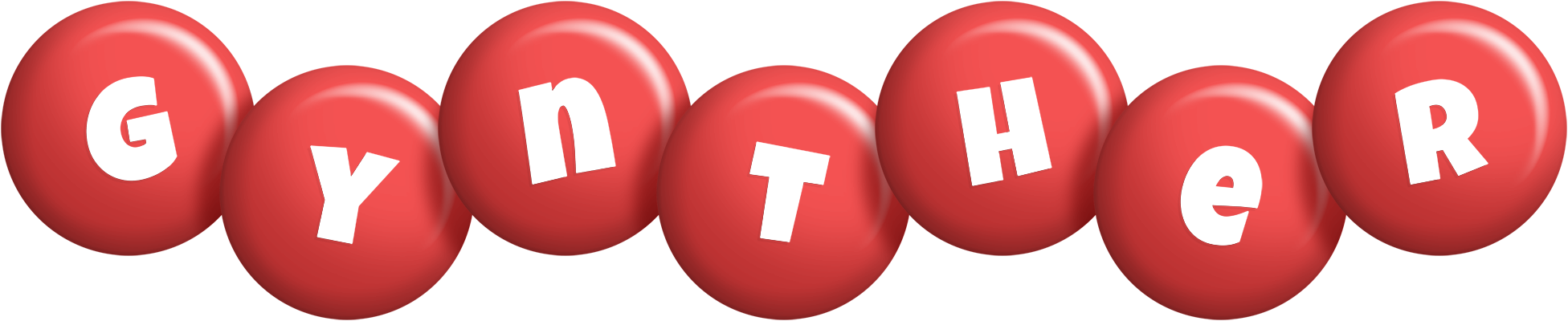 Gynther candy-red logo