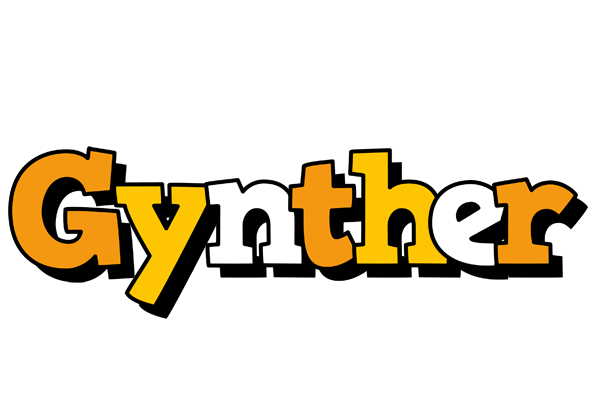 Gynther cartoon logo