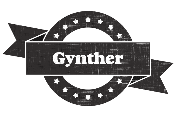 Gynther grunge logo