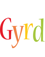 Gyrd birthday logo