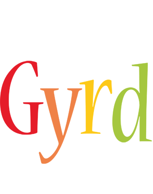 Gyrd birthday logo